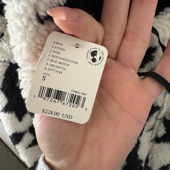 NWT Free People Movement Hit the Slopes Houndstooth Overalls - Picture 6 of 9